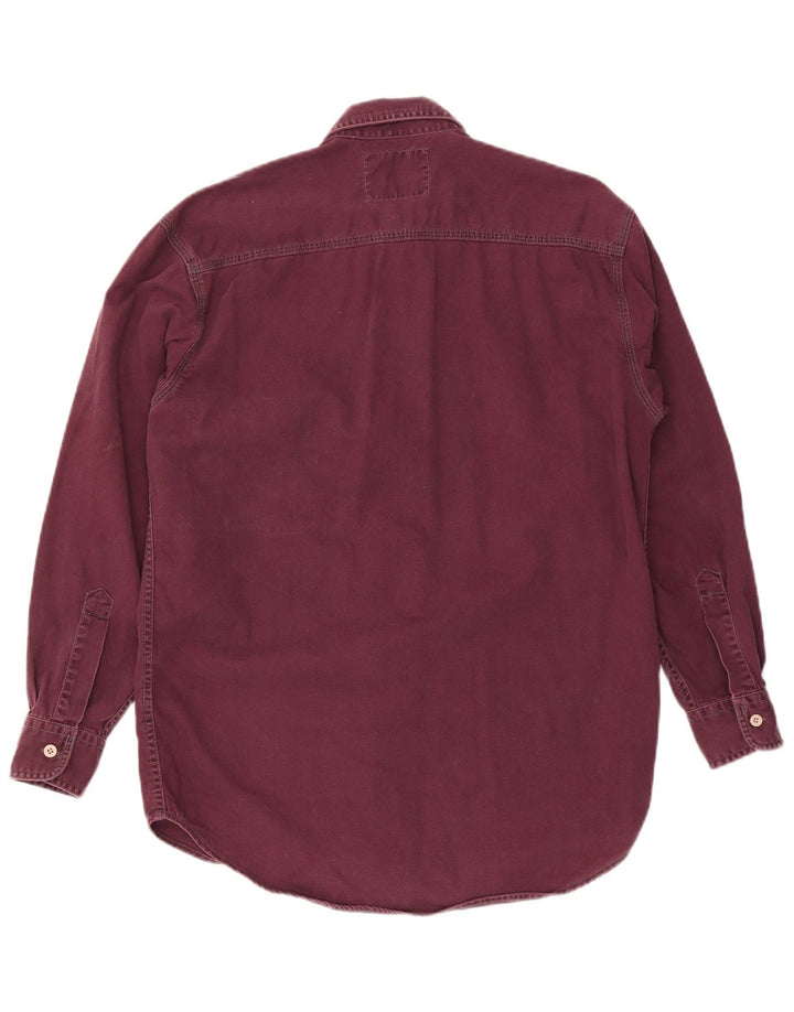 Camicia di jeans da uomo Levi's piccola in cotone bordeaux