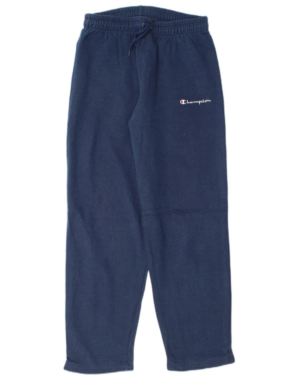 Pantaloni da tuta da uomo Champion in cotone medio blu navy