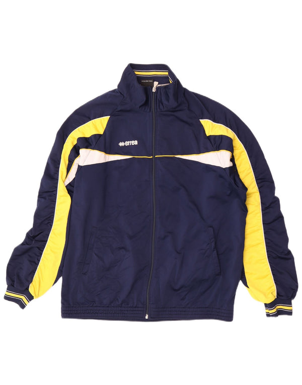 Giacca da tuta da uomo Errea 2XL Sport a blocchi di colore blu navy