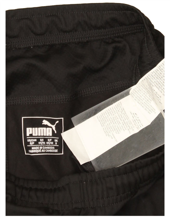 Pantaloni da tuta con grafica Puma da uomo piccoli in poliestere nero