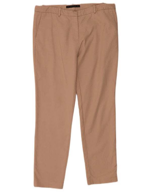 Pantaloni chino slim da donna Zara EU 40 medi W30 L28 cotone rosa