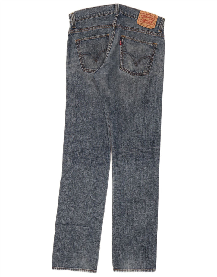 LEVI'S Mens 511 Skinny Jeans W33 L32  Blue Cotton