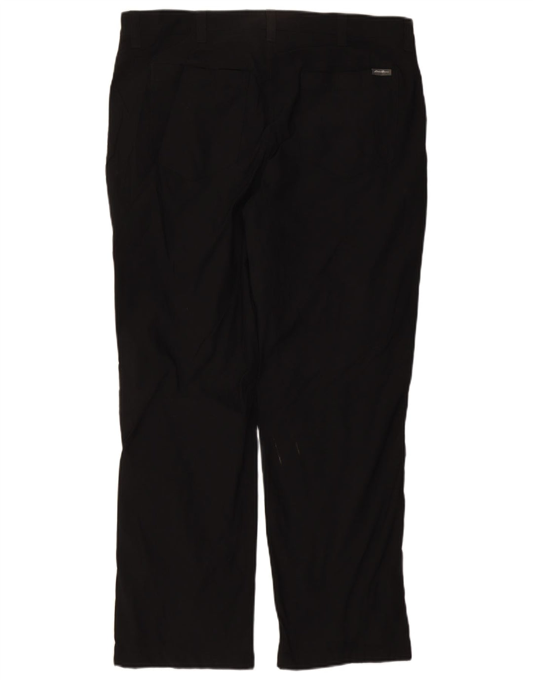 Pantaloni cargo dritti da uomo EDDIE BAUER W38 L30 nylon nero