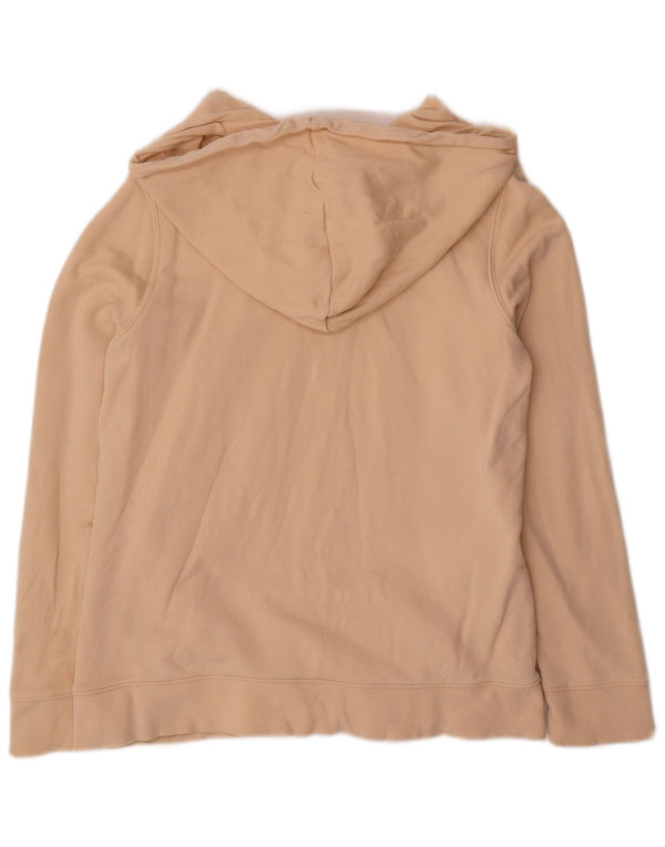 Felpa con cappuccio grafica da donna Adidas UK 12 Medion Beige Cotton