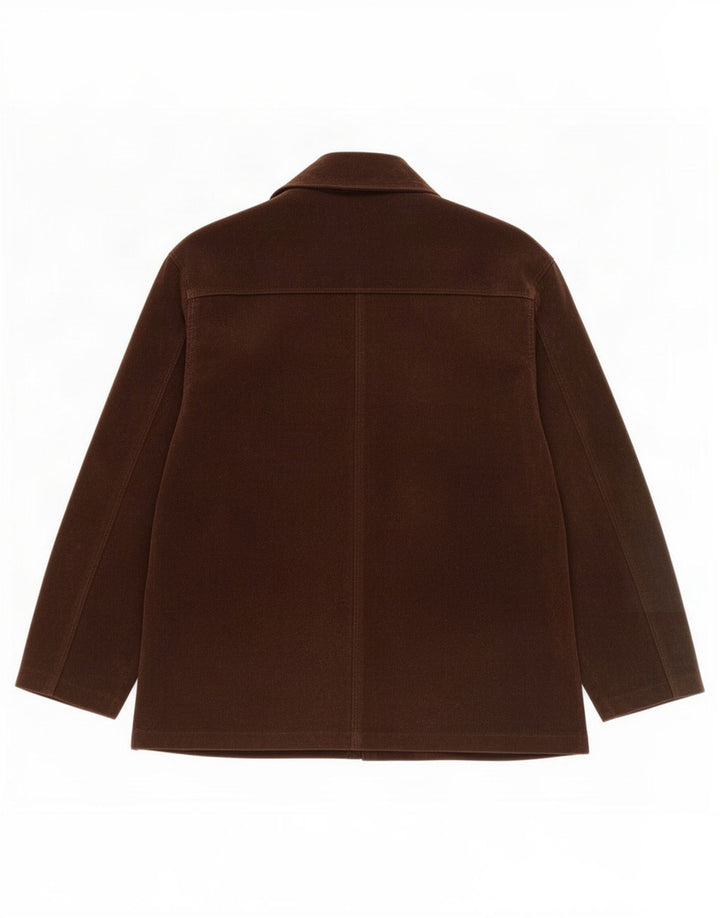 Giacca vintage in pelle scamosciata da uomo UK 38 Marrone medio