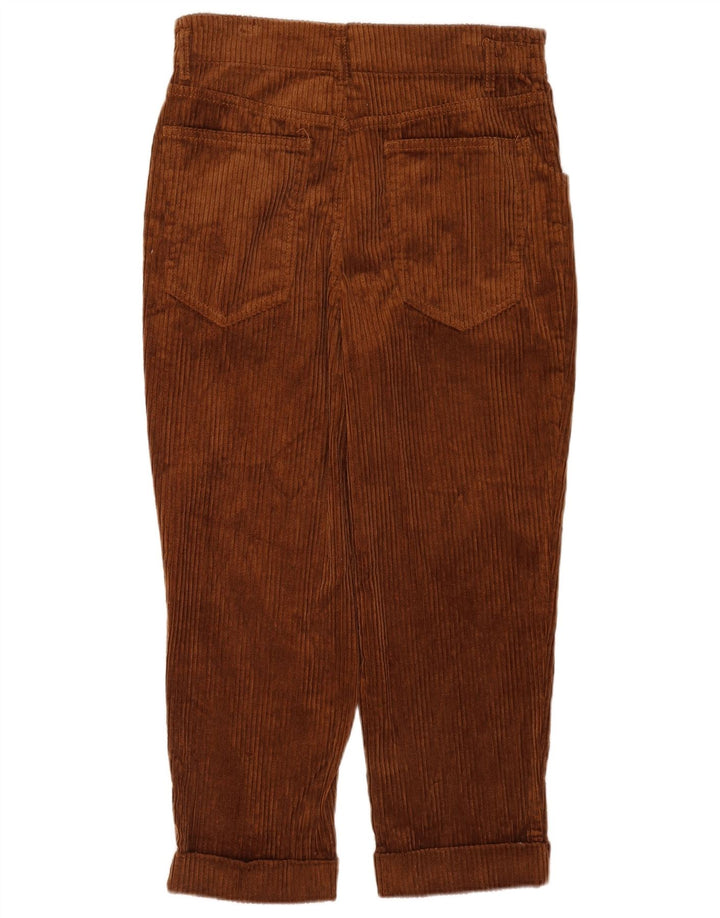 Pantaloni corti in velluto a coste Zara da donna medi W28 L24 Marrone