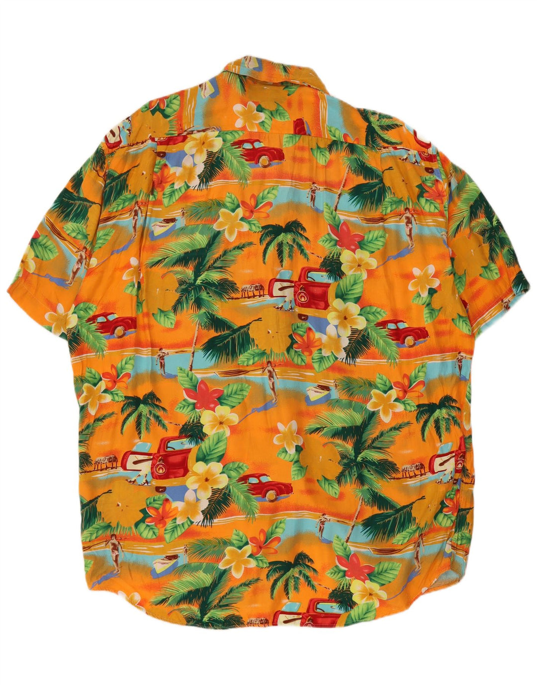 PETER ELLIOT Camicia a maniche corte da uomo Grande hawaiana floreale multicolore