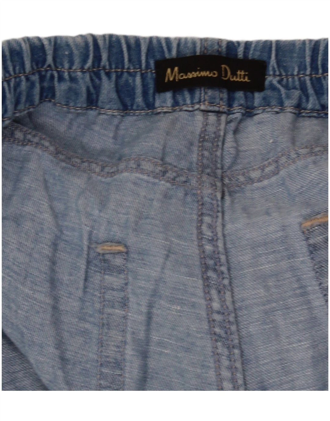 Jeans larghi da donna a vita alta Massimo Dutti W28 L28 Blu