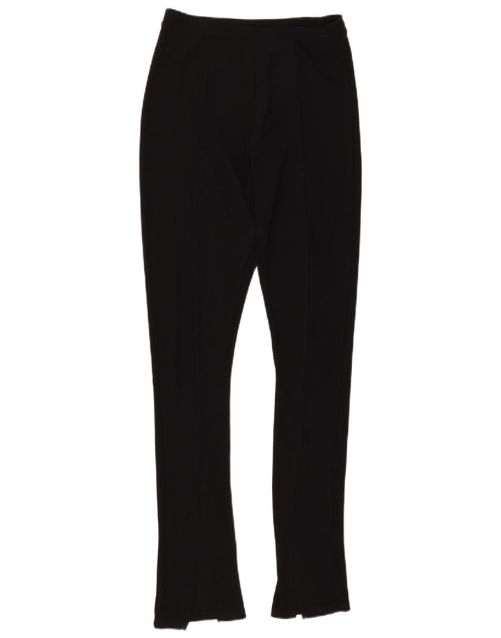 Pantaloni casual slim da donna Zara medi W28 L34 poliestere nero