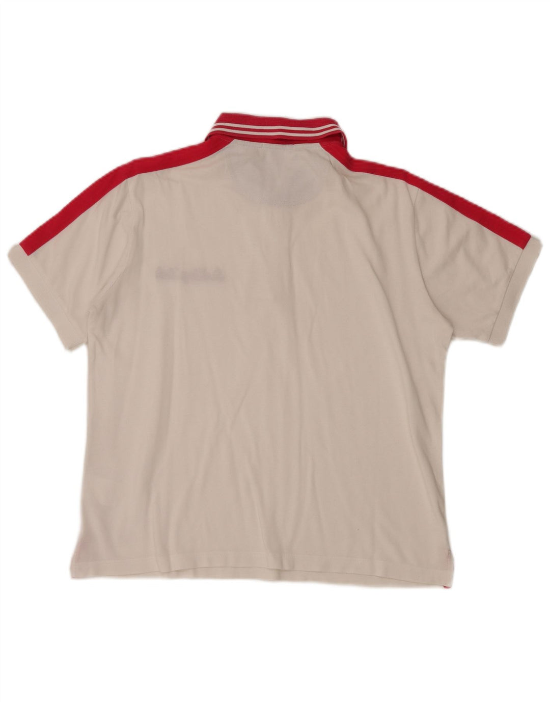 SERGIO TACCHINI Polo da uomo grande in cotone color block bianco