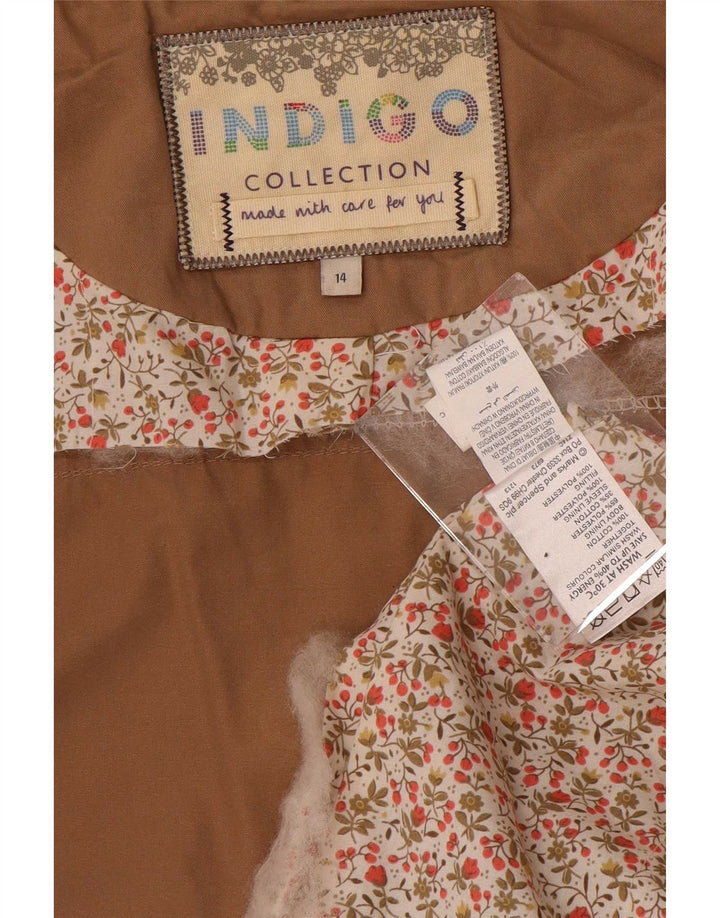 Giacca pratica con cappuccio Indigo da donna Marks & Spencer UK 14 Large Beige