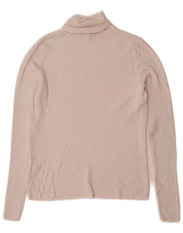 Top in camicetta da donna Marks & Spencer UK 12 Viscosa bianco sporco medio