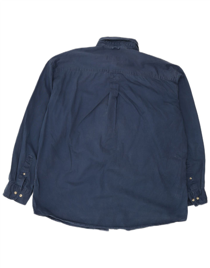Camicia Timberland da uomo con vestibilità robusta XL in cotone blu navy