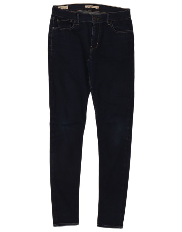 Jeans Levi's da donna 710 super skinny W29 L30 cotone blu navy