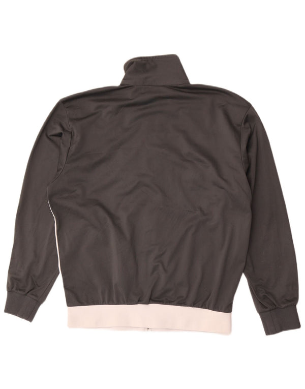 Giacca da tuta da uomo Champion in poliestere color block grigio medio