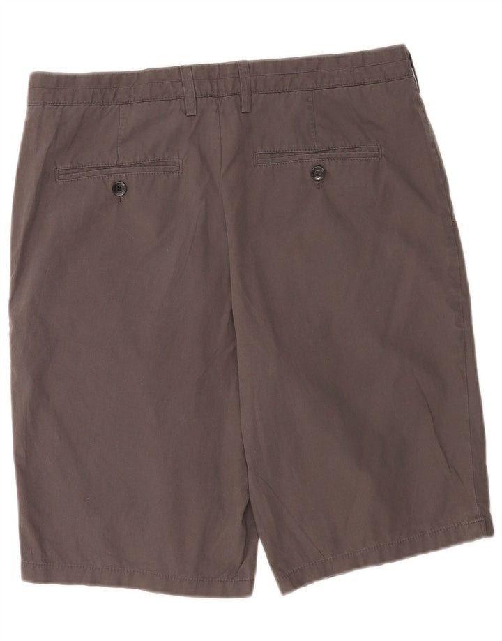 Pantaloncini chino da uomo Marks & Spencer W34 grandi in cotone grigio
