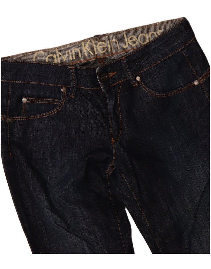 Jeans slim da donna Calvin Klein W30 L33 Blu navy