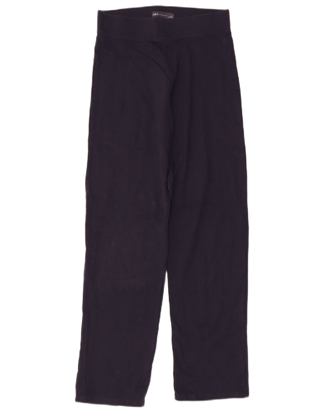 Pantaloni da tuta da donna Marks & Spencer UK 8 piccoli in cotone blu navy