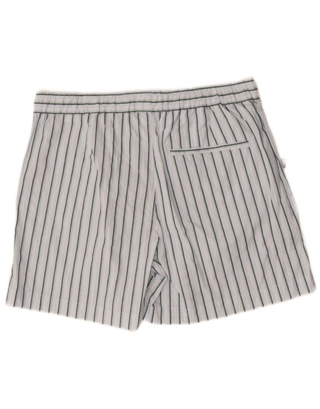 Pantaloncini chino da uomo Zara grandi W32 in cotone a righe blu