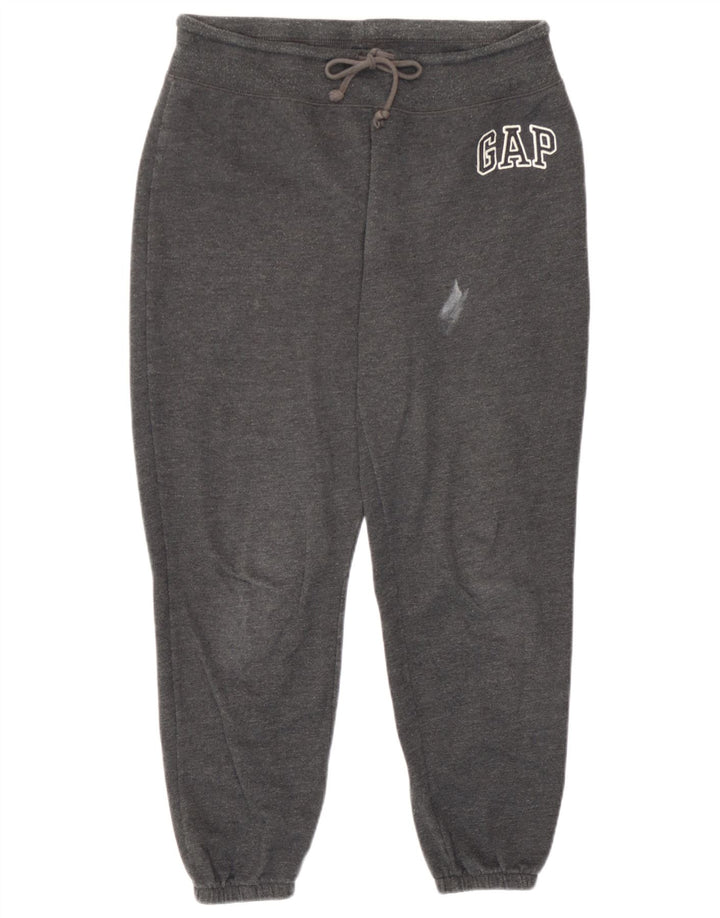 Gap Pantaloni da tuta con grafica da donna Joggers UK 14 Cotone grigio medio