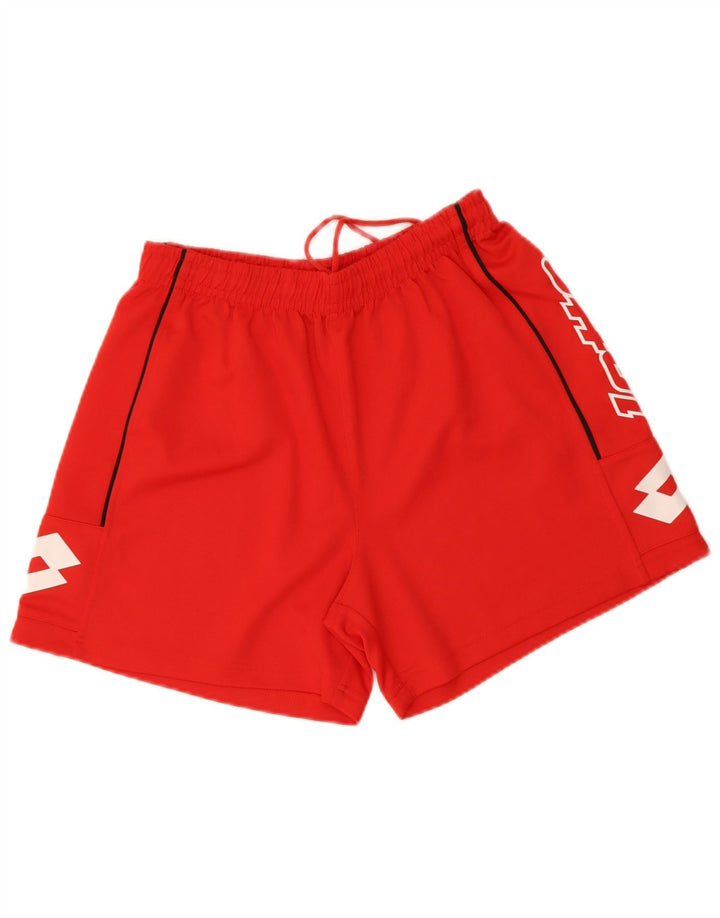 Pantaloncini sportivi grafici da uomo Lotto piccoli rossi