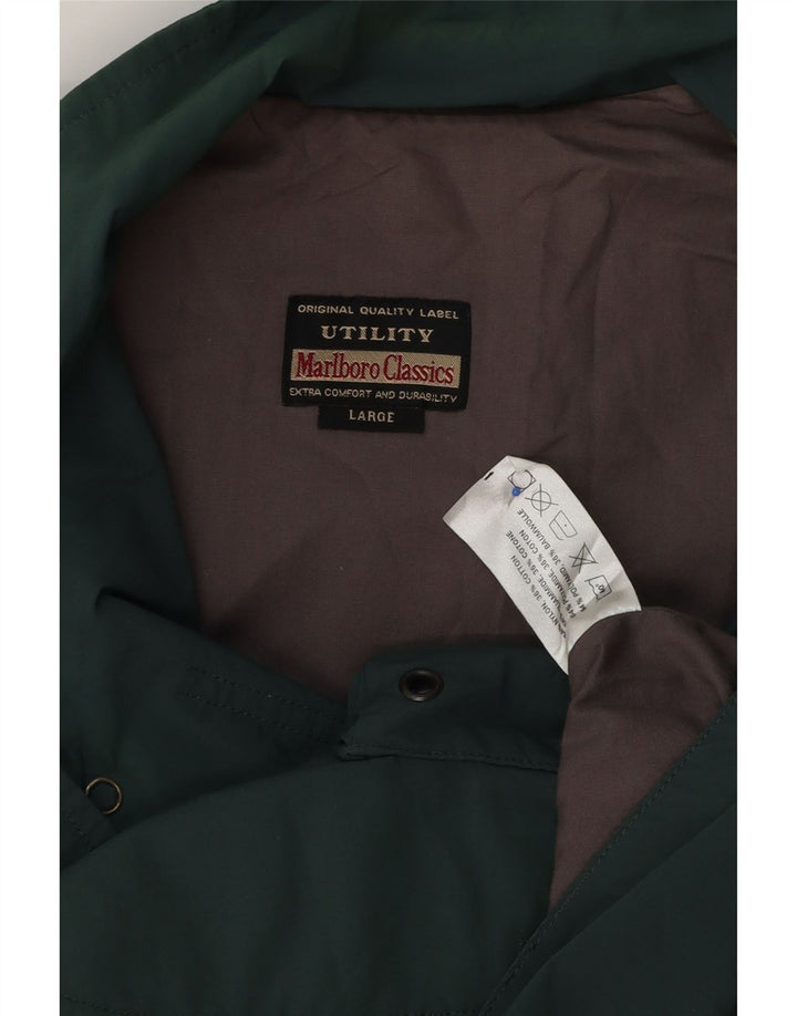 Gilet da uomo Marlboro Classics UK 40 Large Verde Poliestere