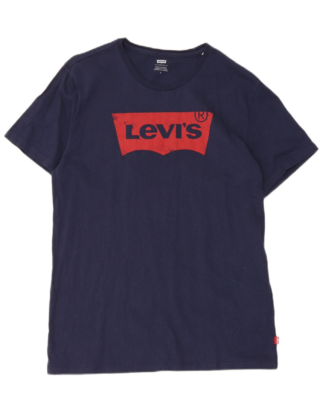 T-shirt grafica da uomo Levi's Top in cotone blu navy medio