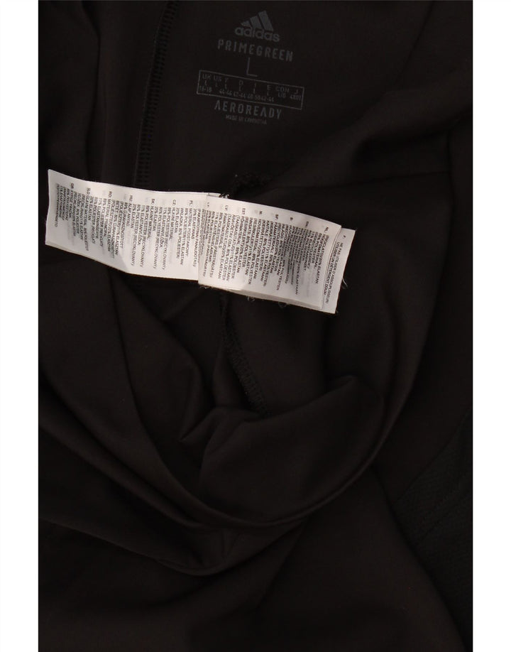 Leggings Adidas Aeroready Graphic da donna UK 16/18 Large Nero Poliestere