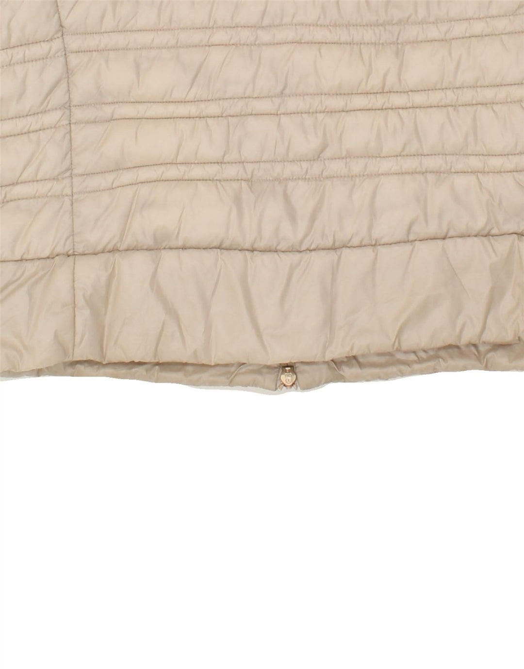 MARELLA Womens Padded Jacket UK 14 Medium Beige Polyamide | Vintage Marella | Thrift | Second-Hand Marella | Used Clothing | Messina Hembry 