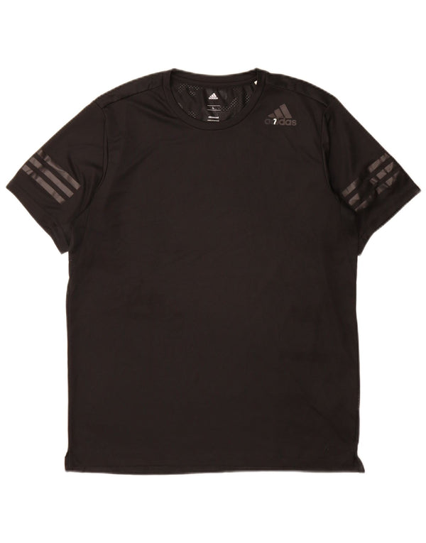 T-shirt Adidas Climacool da uomo, grande, in poliestere nero