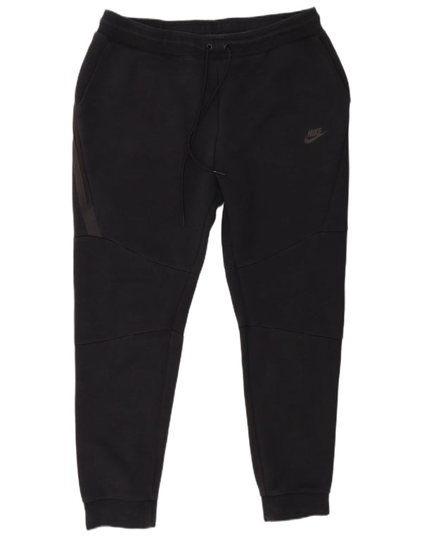Nike Mens Tracksuit Trousers Joggers XL  Black Cotton