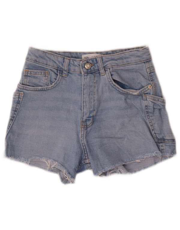 Shorts in denim per bambina ZARA 13-14 anni W24 Blu
