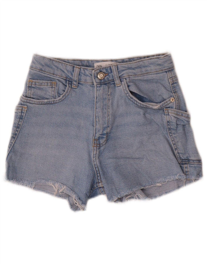 Shorts in denim per bambina ZARA 13-14 anni W24 Blu