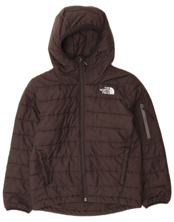 Giacca imbottita con cappuccio The North Face da ragazzo 9-10 anni media poliestere nero