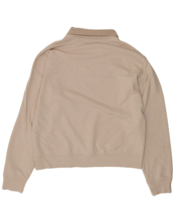 Felpa Umbro da uomo con collo alto, maglione, cotone color block beige medio