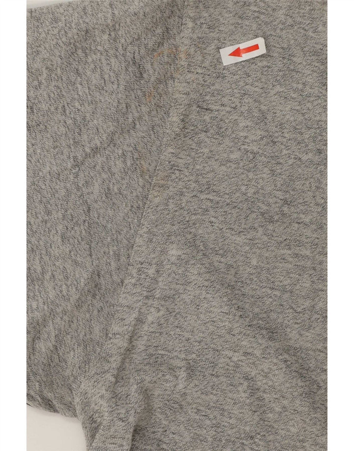 T-shirt grafica da uomo Asics Top XL in cotone chiazzato grigio