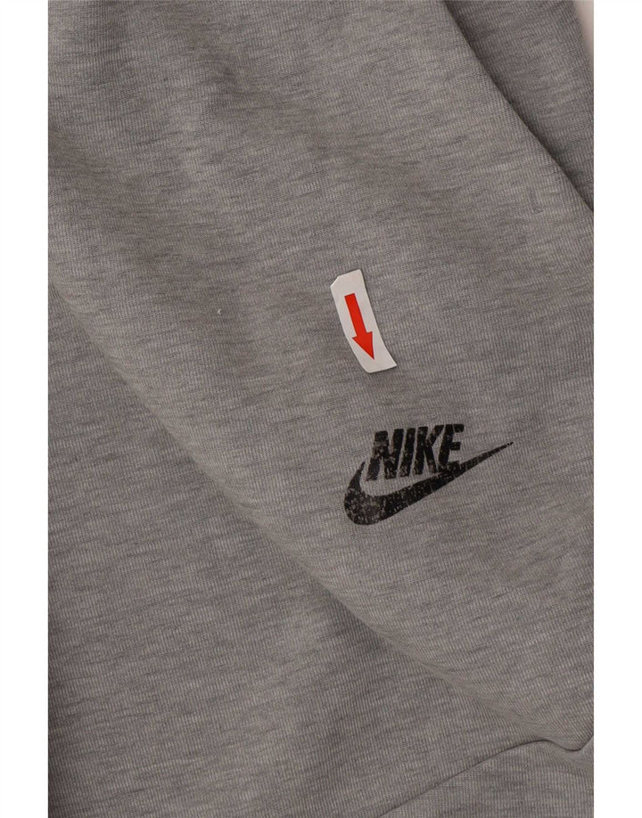 Pantaloni da tuta da uomo Nike Joggers in cotone color block grigio medio