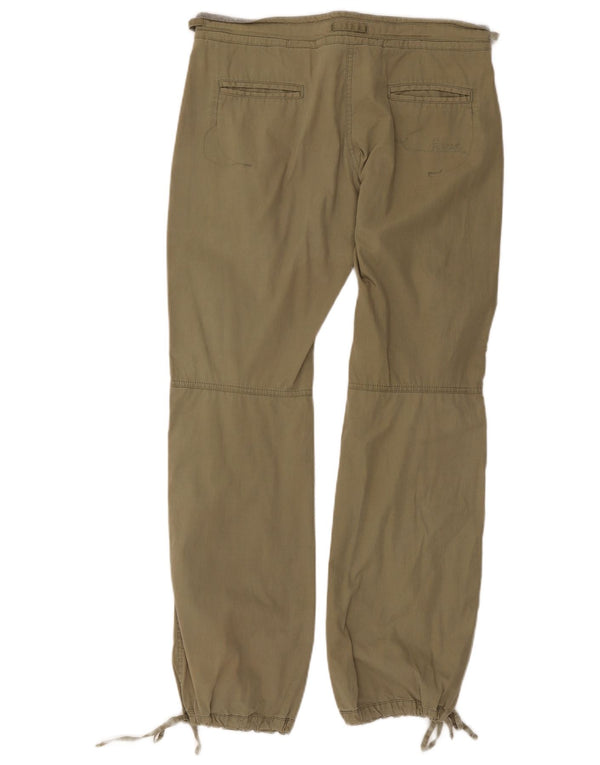 Pantaloni chino da jogging da donna Puma W29 L32 cotone kaki