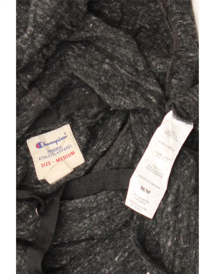 Maglione con cappuccio grafico da donna CHAMPION UK 14 Cotone screziato grigio medio