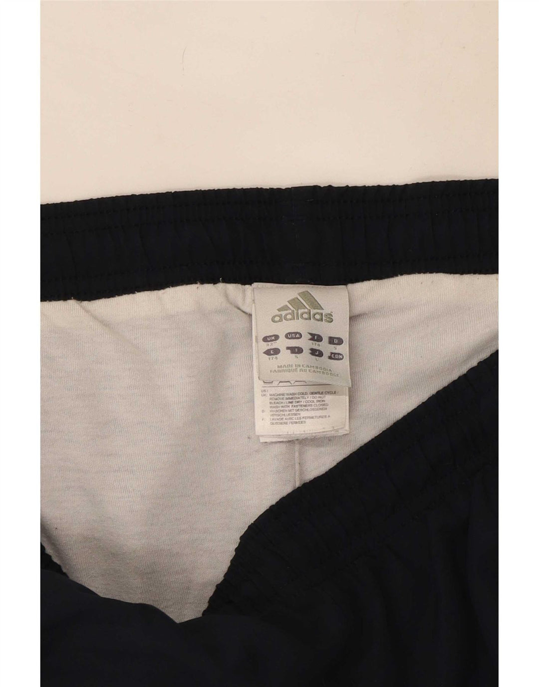 Pantaloni da tuta da uomo Adidas Joggers medi in poliestere blu navy