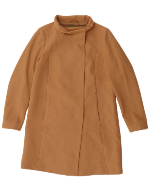 Cappotto da donna United Colors of Benetton UK 8 Small Beige Lana
