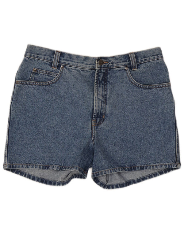 Pantaloncini di jeans da donna Jeanagers W33 grandi cotone blu