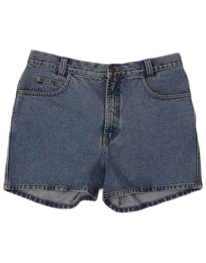Pantaloncini di jeans da donna Jeanagers W33 grandi cotone blu