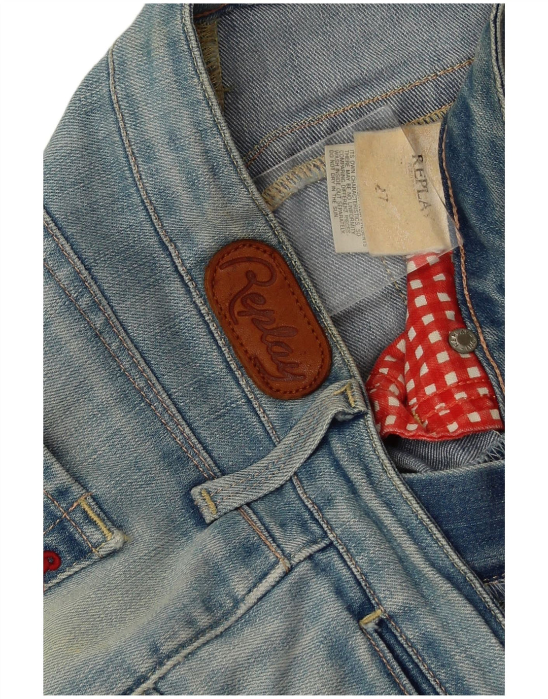 Jeans slim da donna Replay W27 L28 Blu