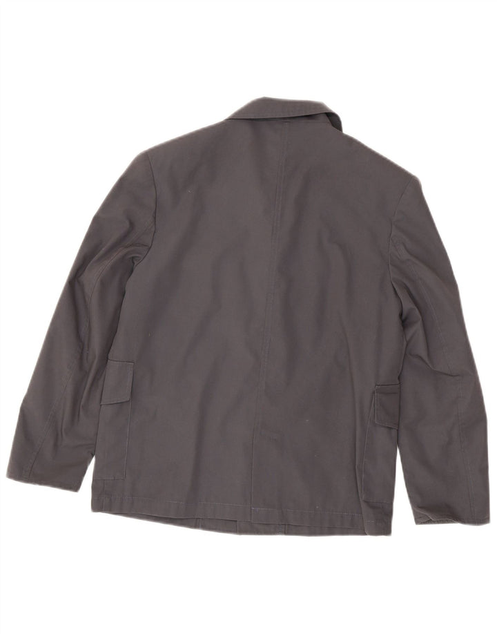 Giacca blazer a 3 bottoni Versace da ragazzo 9-10 anni in poliestere grigio