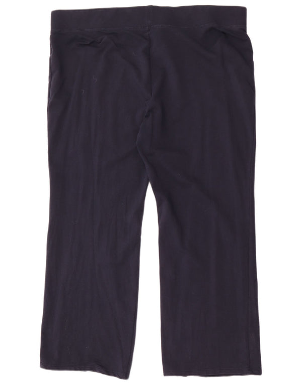 Pantaloni da tuta da donna Marks & Spencer UK 20 2XL Cotone blu navy