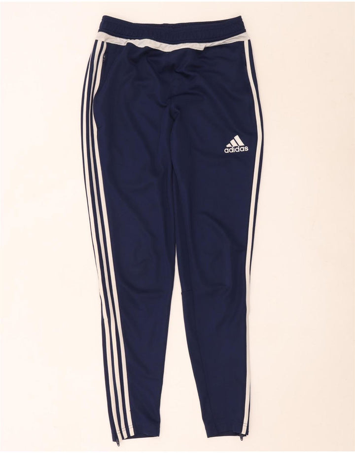 Pantaloni da tuta Adidas Climacool da uomo piccoli in poliestere blu navy