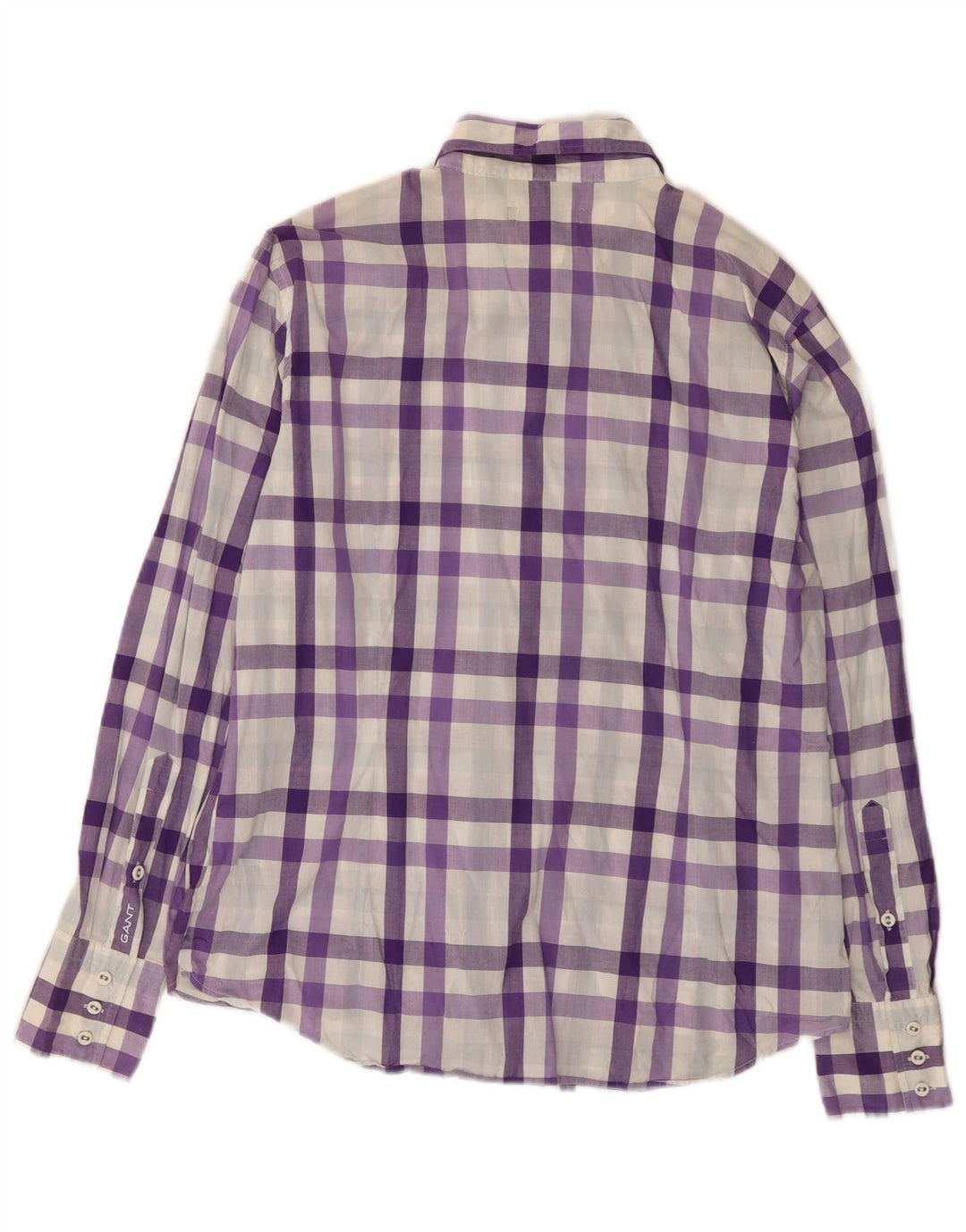 Camicia da donna Gant UK 18 XL cotone a quadri viola