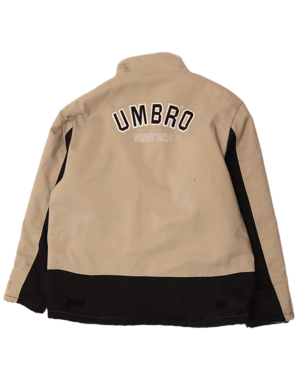 Giacca a vento da donna Umbro UK 44 2XL Nylon color block beige