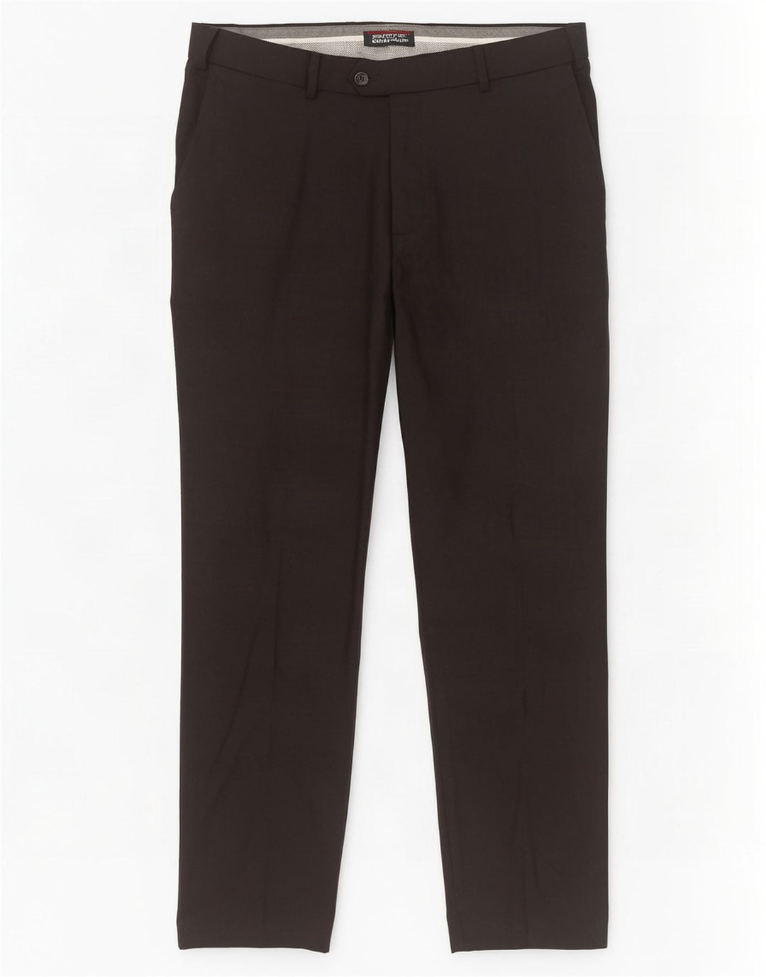 Pantaloni da abito dritti su misura da uomo Marks & Spencer W38 L31 in lana nera